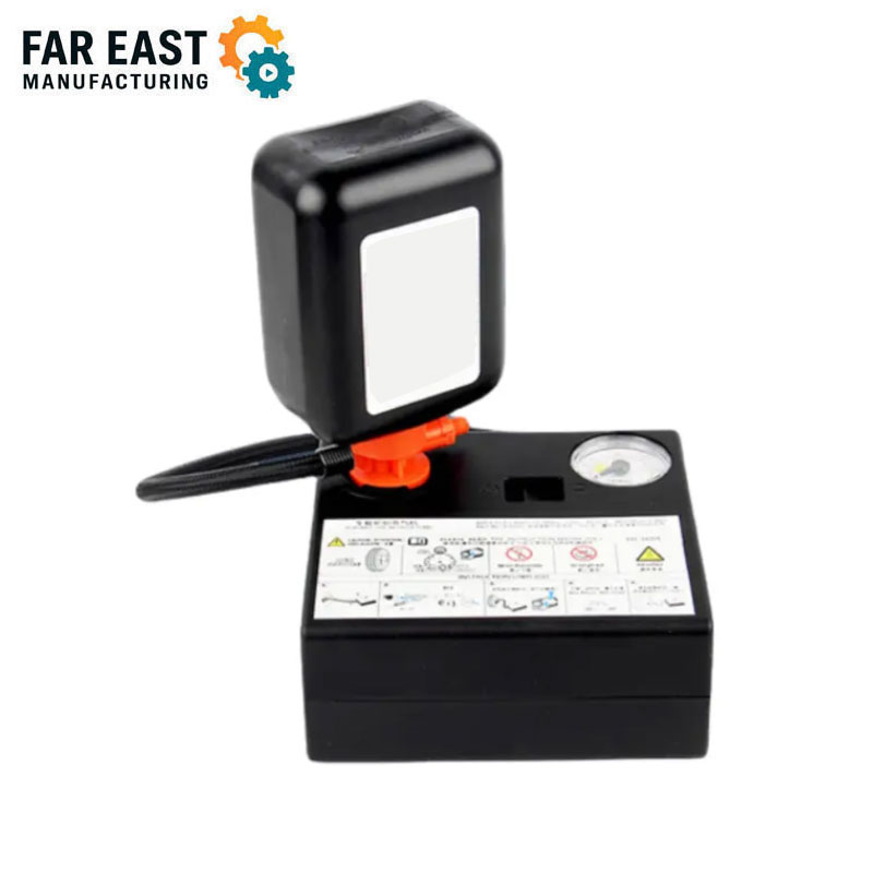 Portable Electric Car Tire Inflator na may Sealant